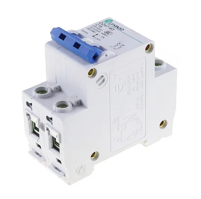 AC 2 P 6A 10A 16A 20A 25A 32A 40A 50A 63A автоматический выключатель 230 ~ 400 В MCB полюса солнечной