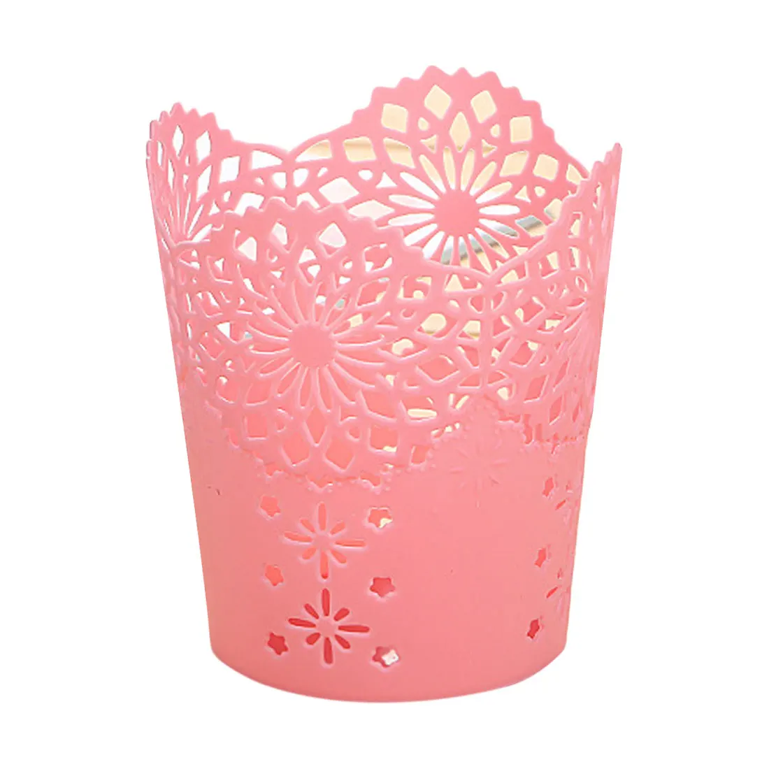 Многофункциональный креативный держатель для кистей для макияжа, хранение мусора, настольный орнамент, корзина для хранения, органайзер для макияжа, коробка для хранения - Цвет: Pink