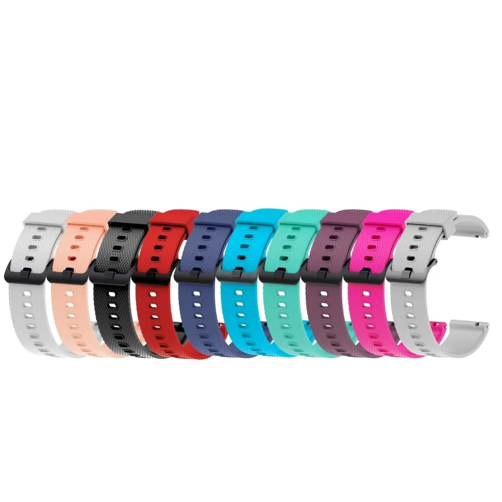 Сменный силиконовый ремешок FIFATA для Garmin Forernunner 245/Vivoactive 3/Venu 20 мм спортивный смарт