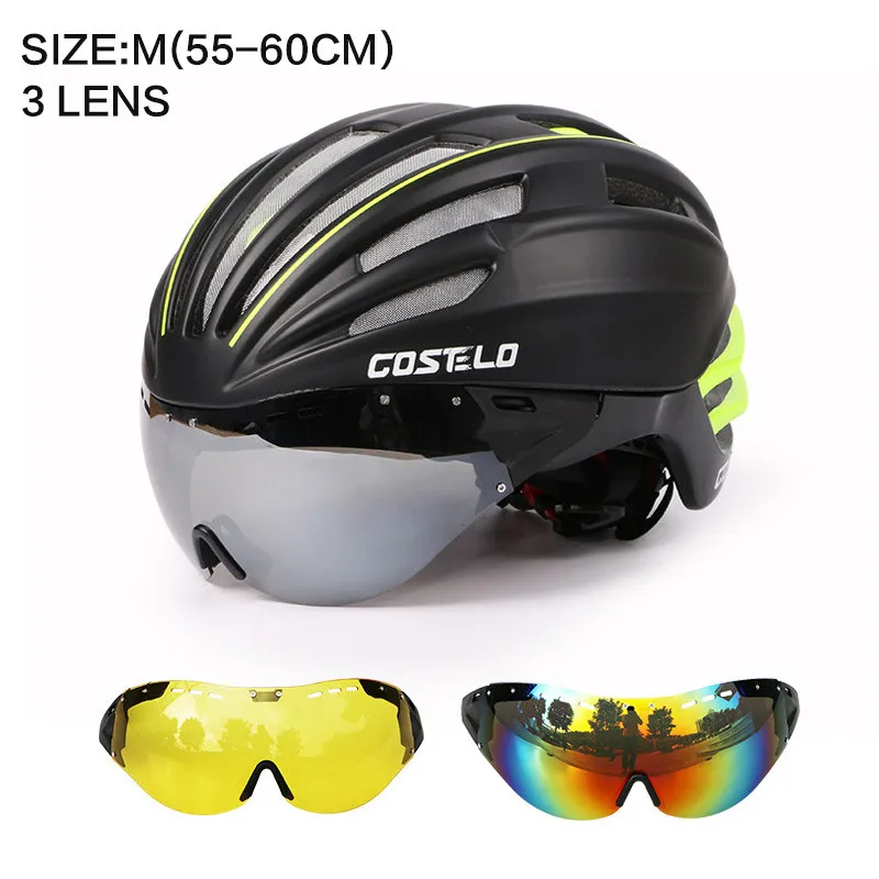 Costelo велосипедный шлем 4 цвета MTB Горный шоссейный велосипедный шлем Casco speed Airo RS Ciclismo очки Bicicleta