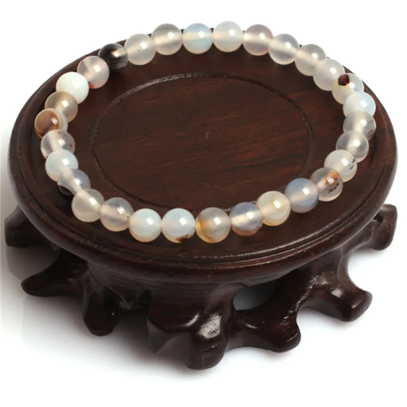 Женские браслеты с натуральными серыми листьями 4 12 мм 7 5 дюйма|bracelets for|bracelets for