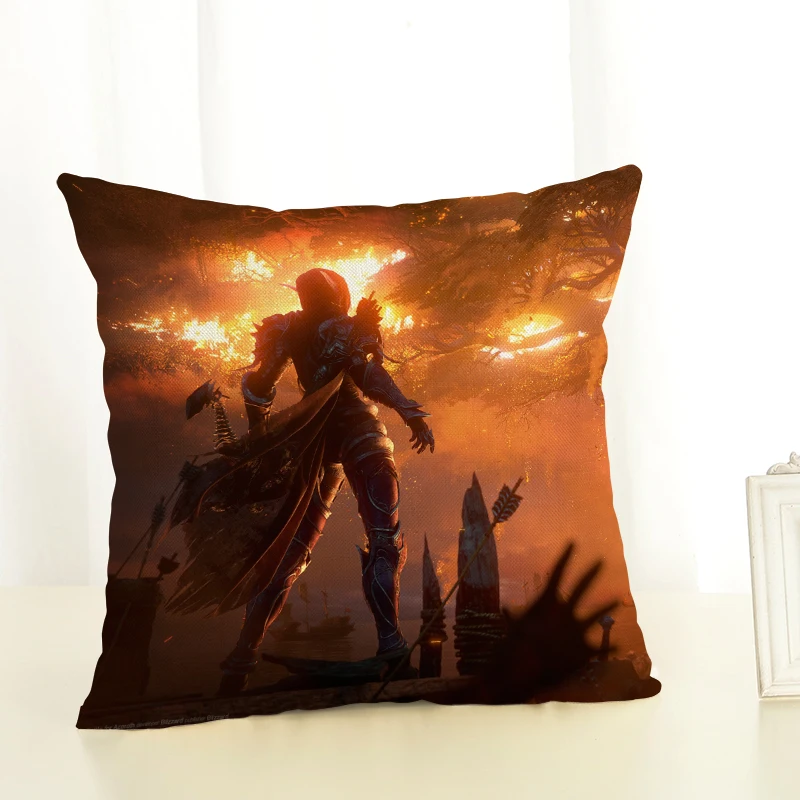11 WOW Warcrafted Ностальгический чехол для подушки Doomhammer декоративная 3D подушка для дивана и спинки - Цвет: 11