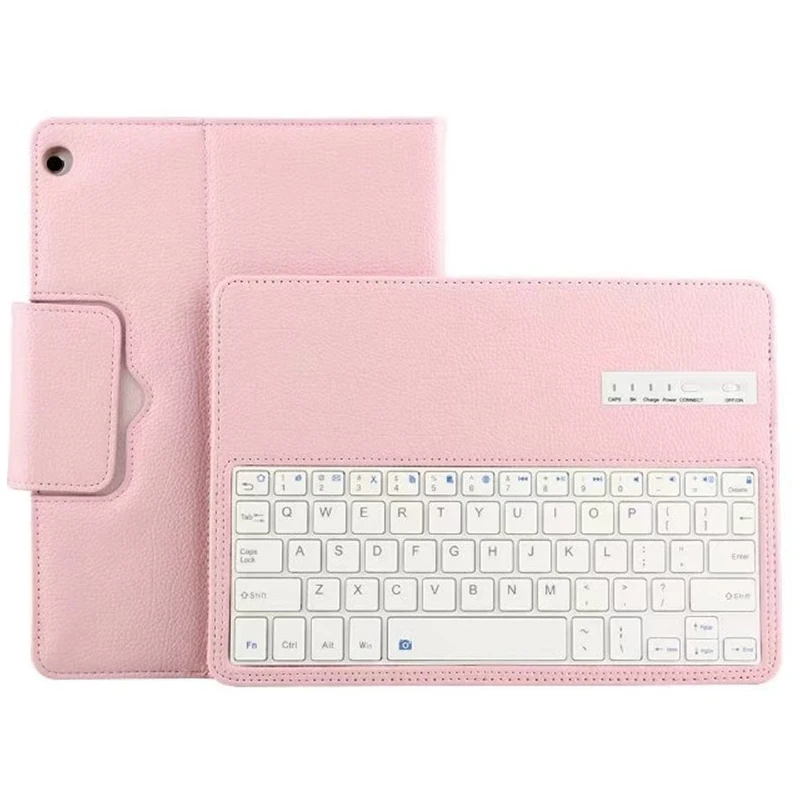 Беспроводной Bluetooth клавиатура ПУ Кожаный чехол Защитный для huawei MediaPad M3 Lite 10 BAH