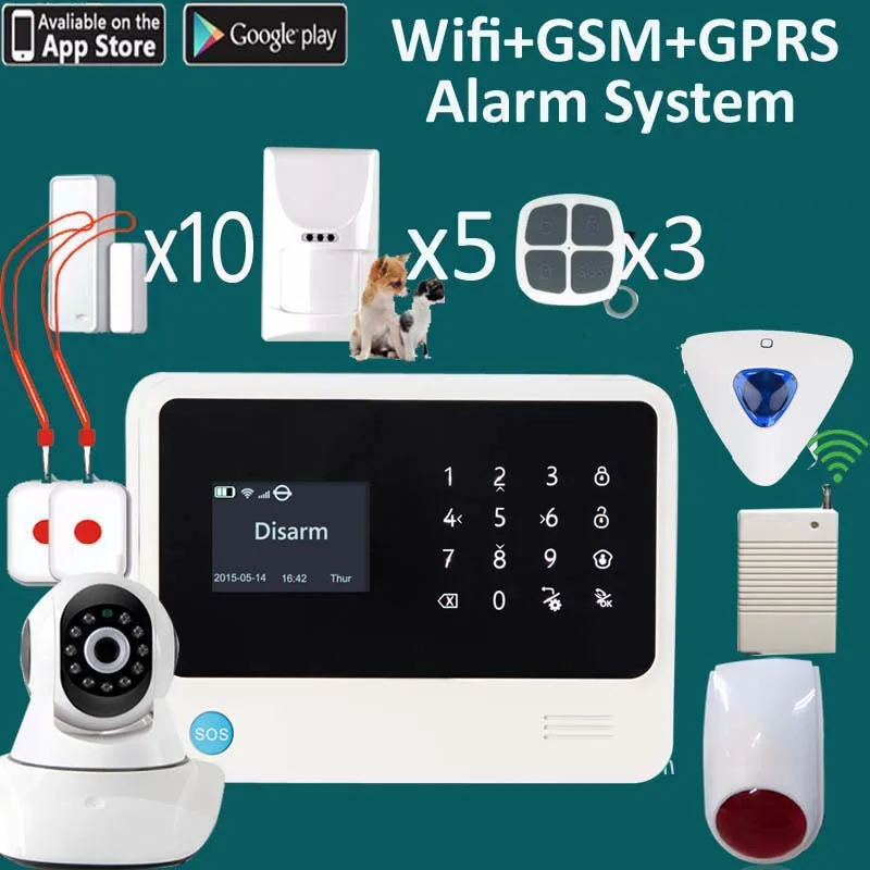 Двойная сигнализация Wi Fi и sim карта система заботы о пожилых людей тревожная