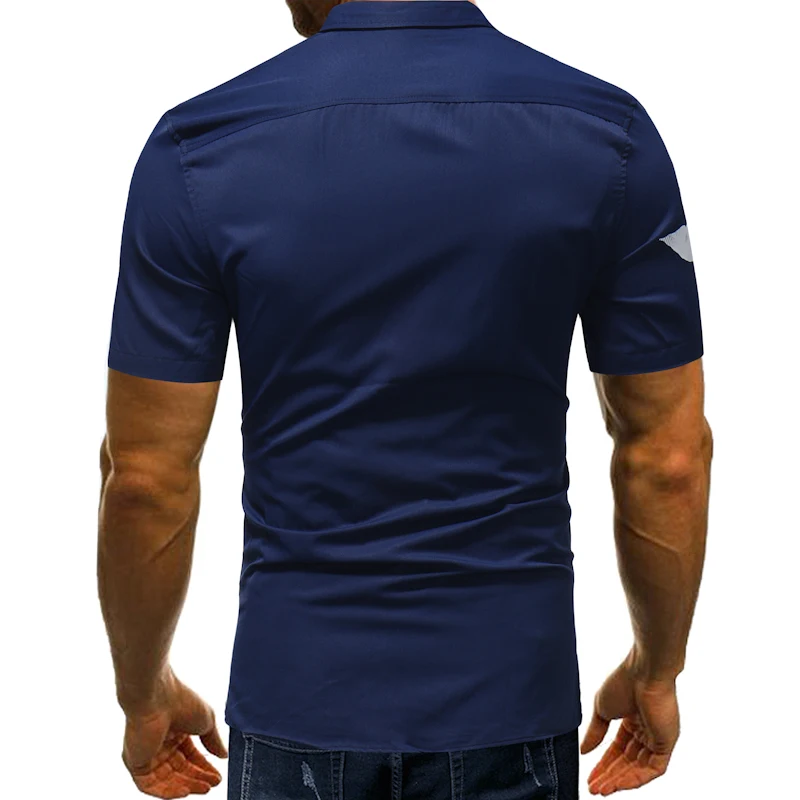 JCCHENFS 2018 лето новая модная мужская рубашка с лацканами дизайн высокого качества