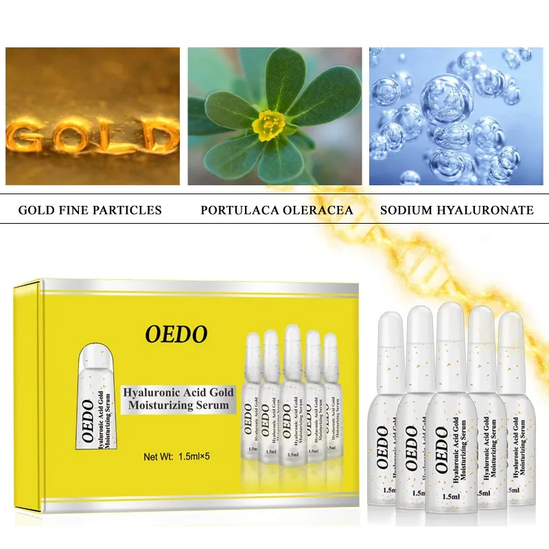 

5pcs New Liquid Hyaluronic Acid Essence Moisturizing Nourishing Anti-Wrinkle Anti-Aging Beauty Face Skin Care Serum Beauty