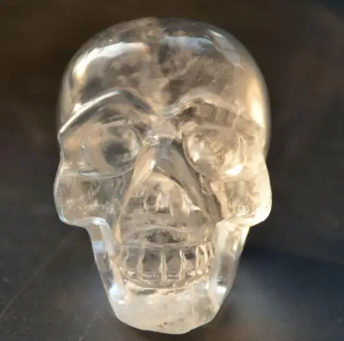 1 шт. натуральный кристалл прозрачный череп рейки лечение кристаллов.|crystal