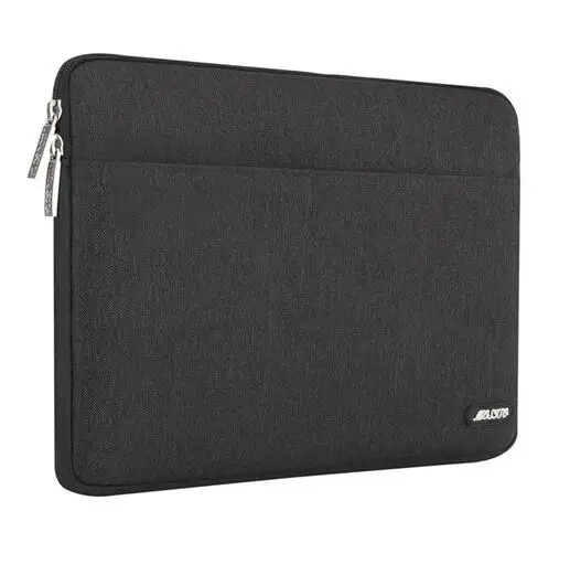 MOSISO мягкая сумка для ноутбука для Macbook Dell hp Asus acer lenovo Surface notebook Pro Air 11 13 13,3 14 15 дюймов холщовая крышка - Цвет: Black