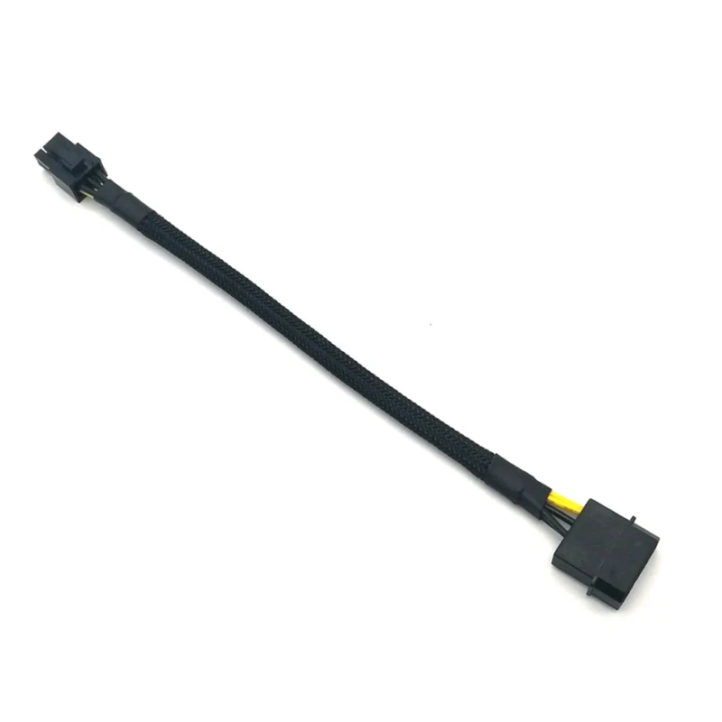 100 шт. IDE Molex 4Pin к PCI-E 6Pin кабель адаптера питания | Компьютеры и офис