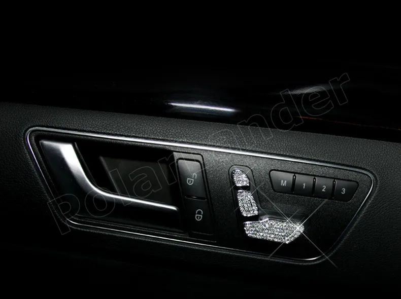 6 шт. S/eat декоративный внутренний алмазный чехол для M ercedes B enz E Class GLA/GLK/ML/GL 3 цвета