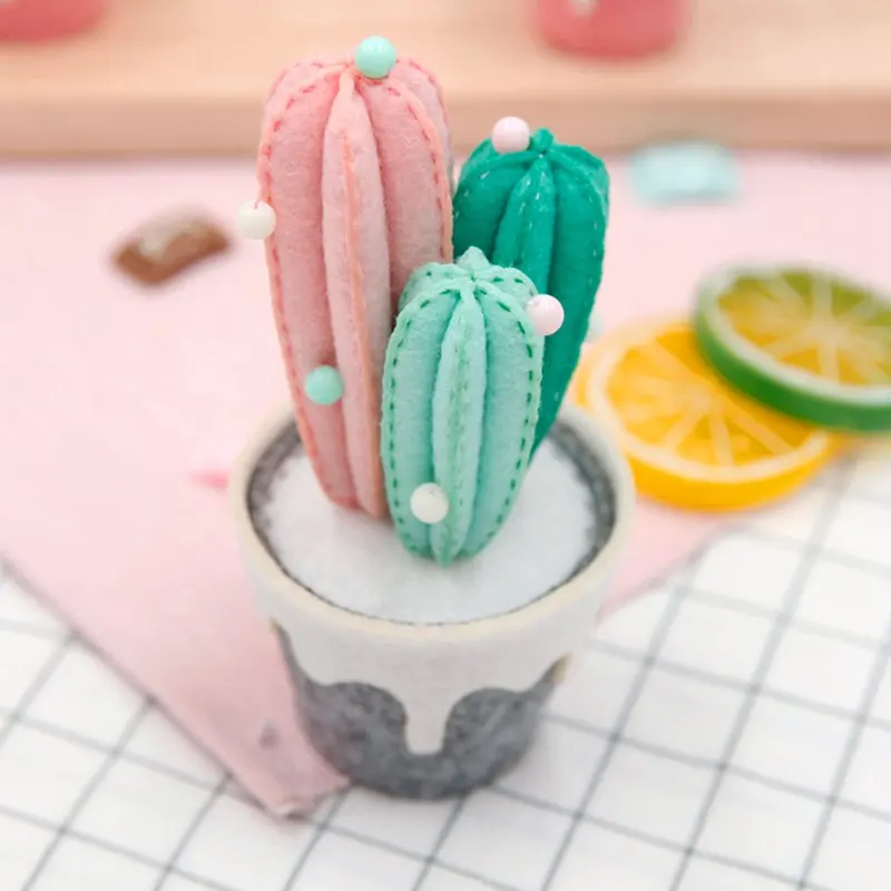 3 шт./компл. суккуленты ручной работы в горшке скандинавском стиле украшение для