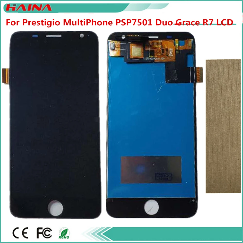 ЖК дисплей с сенсорным экраном для Prestigio Grace R7 PSP7501DUO psp7501 Duo в сборе|Экраны