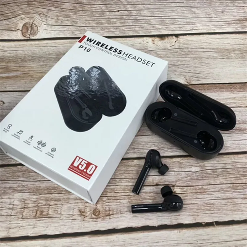 Частные TW08 P10 наушники-вкладыши TWS с Беспроводной гарнитура Bluetooth 5 0 наушники
