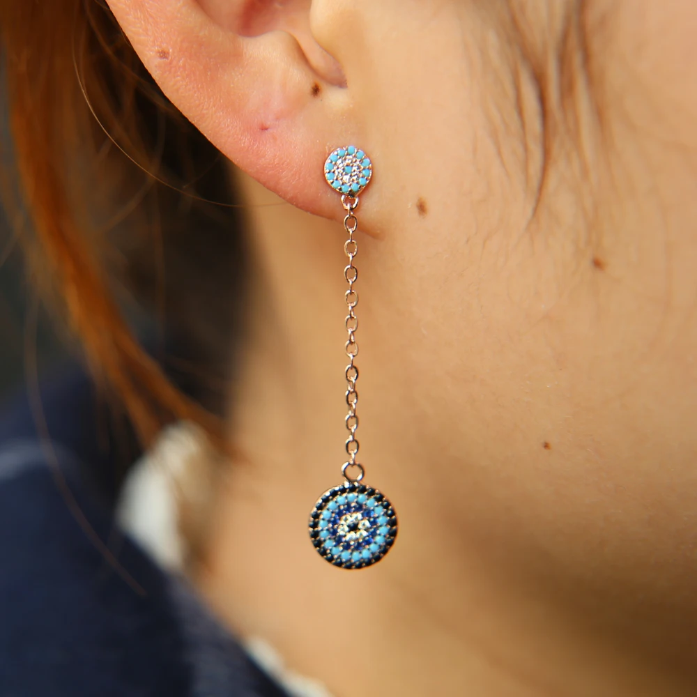 Женские серьги гвоздики из розового золота с фианитом|earrings jewelry|colorful stud earingsstud