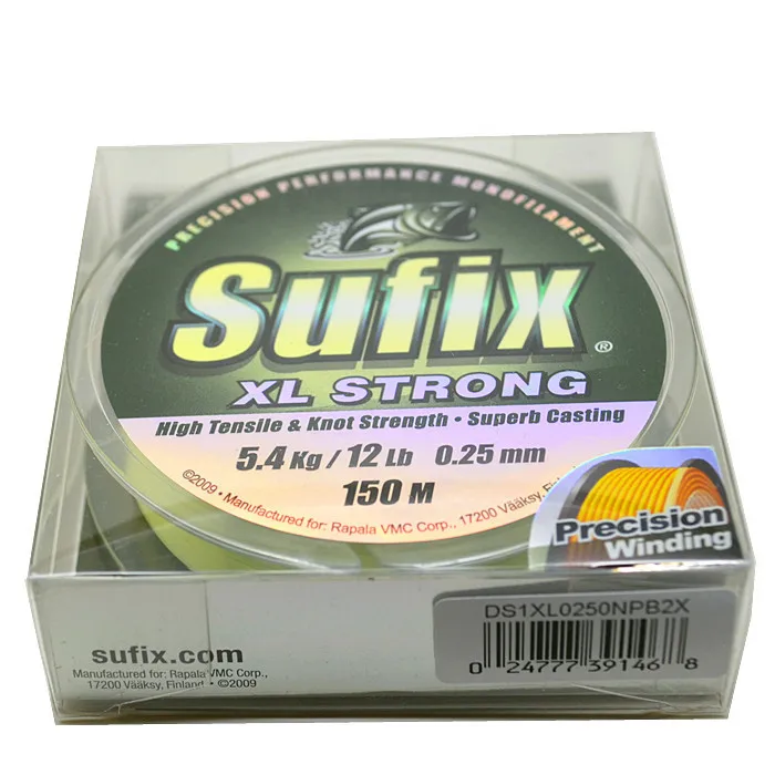 Sufix мощная леска для ловли дракона нахлыстом XL прочная гладкая длинная