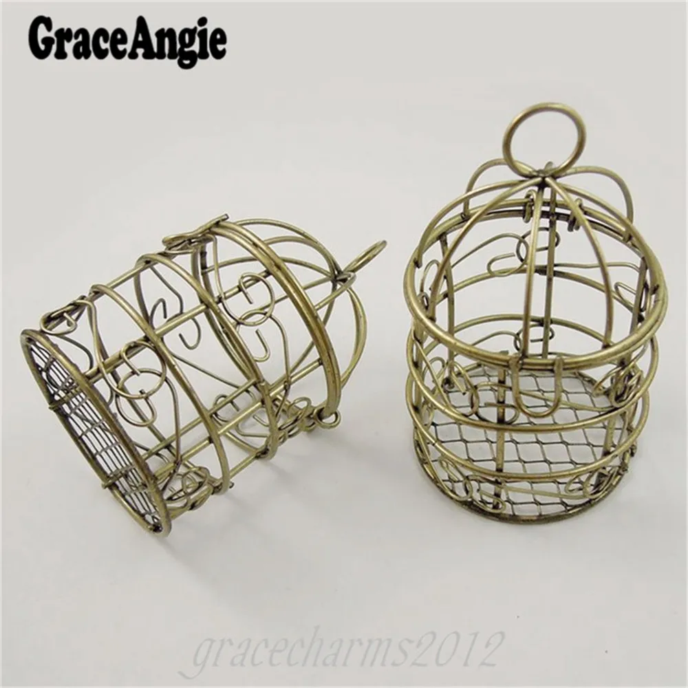 GraceAngie 2 шт. натуральная романтическая Изысканная железная подвеска в деревенском