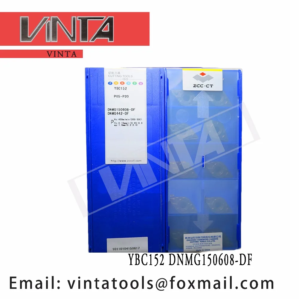 

high quality 10pcs/lots YBC152 YBC251 DNMG150608-DF cnc carbide turning inserts