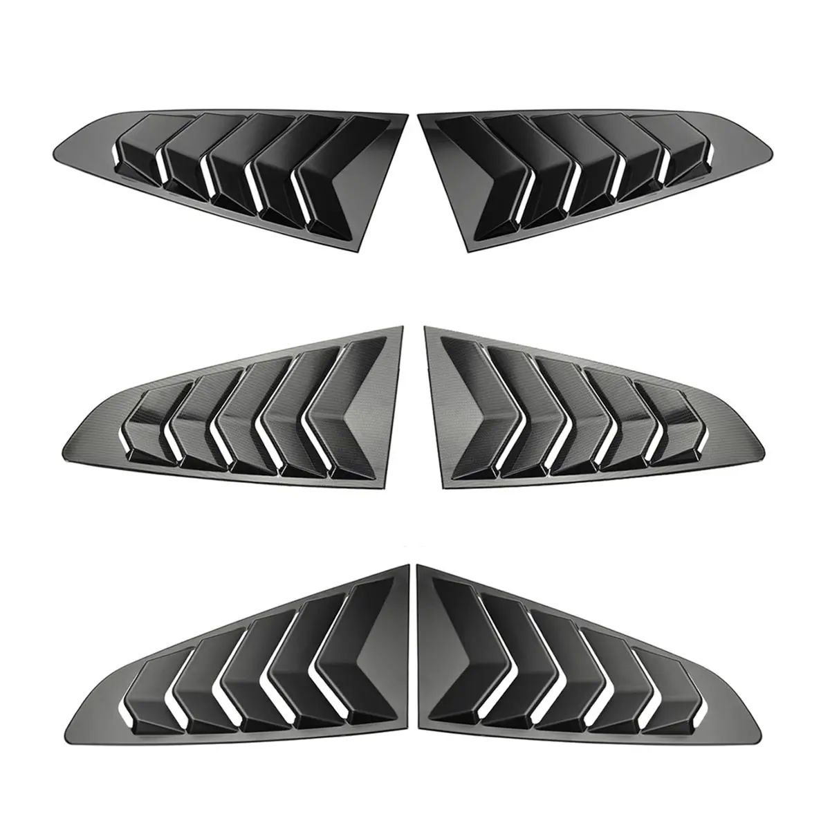 Автомобильная задняя четверть окна жалюзи спойлер панель Крышка отделка