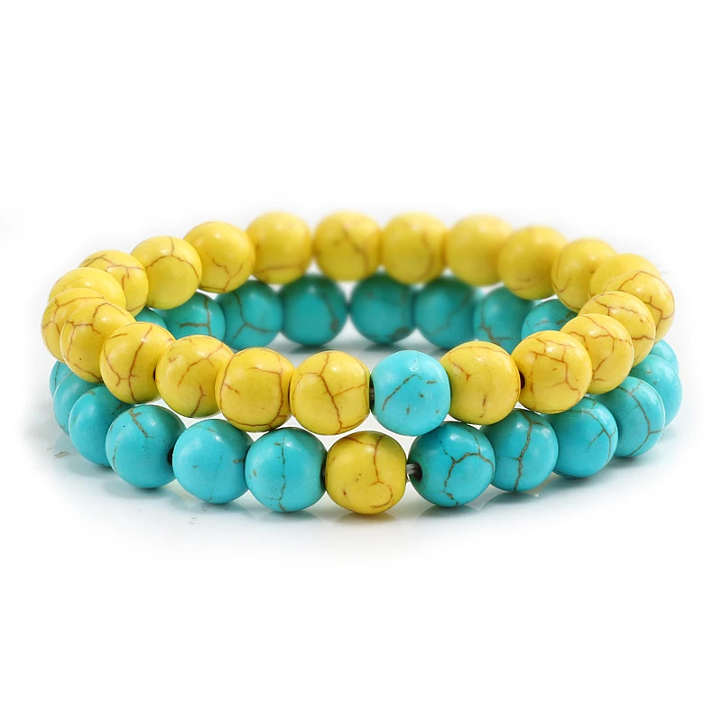 Красочные браслеты и из бисера для йоги черный зеленый красный синий натуральный