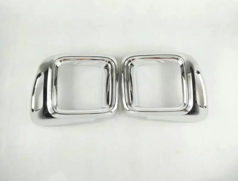 

For Jeep Renegade 2015 2016 2017 ABS Chrome plastic Tail Light Lamp Cover Trim Decoration Trim 2pcs