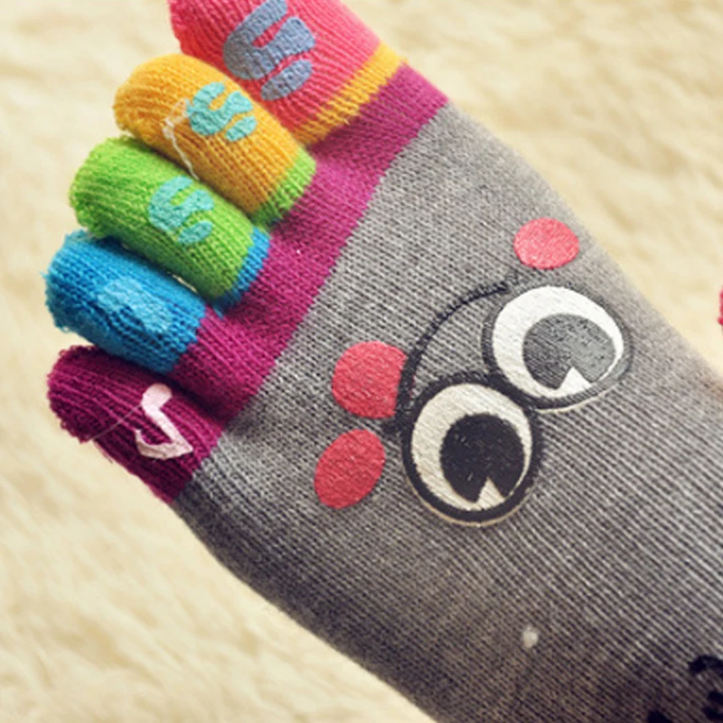Детские милые забавные Разноцветные носки с пятью пальцами|cute funny|toe ankle sockssocks toe