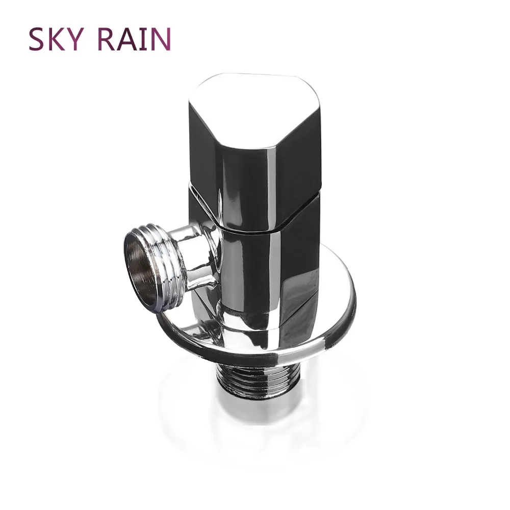 SKY RAIN аксессуары для ванной комнаты латунный угловой клапан хромированный