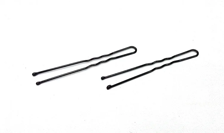 300 шт./компл. Pro волнистые волосы тонкие U Форма металлический зажим-невидимок Медь