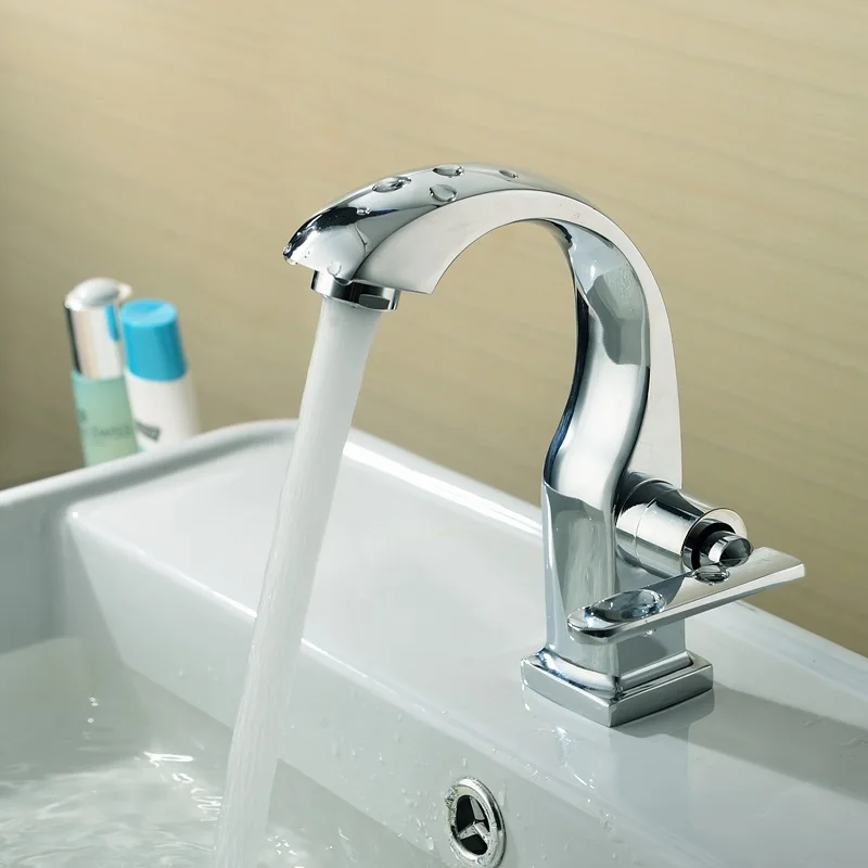 Single cold quick open basin wash faucet copper stainless steel single ceramic lo1015 | Обустройство дома