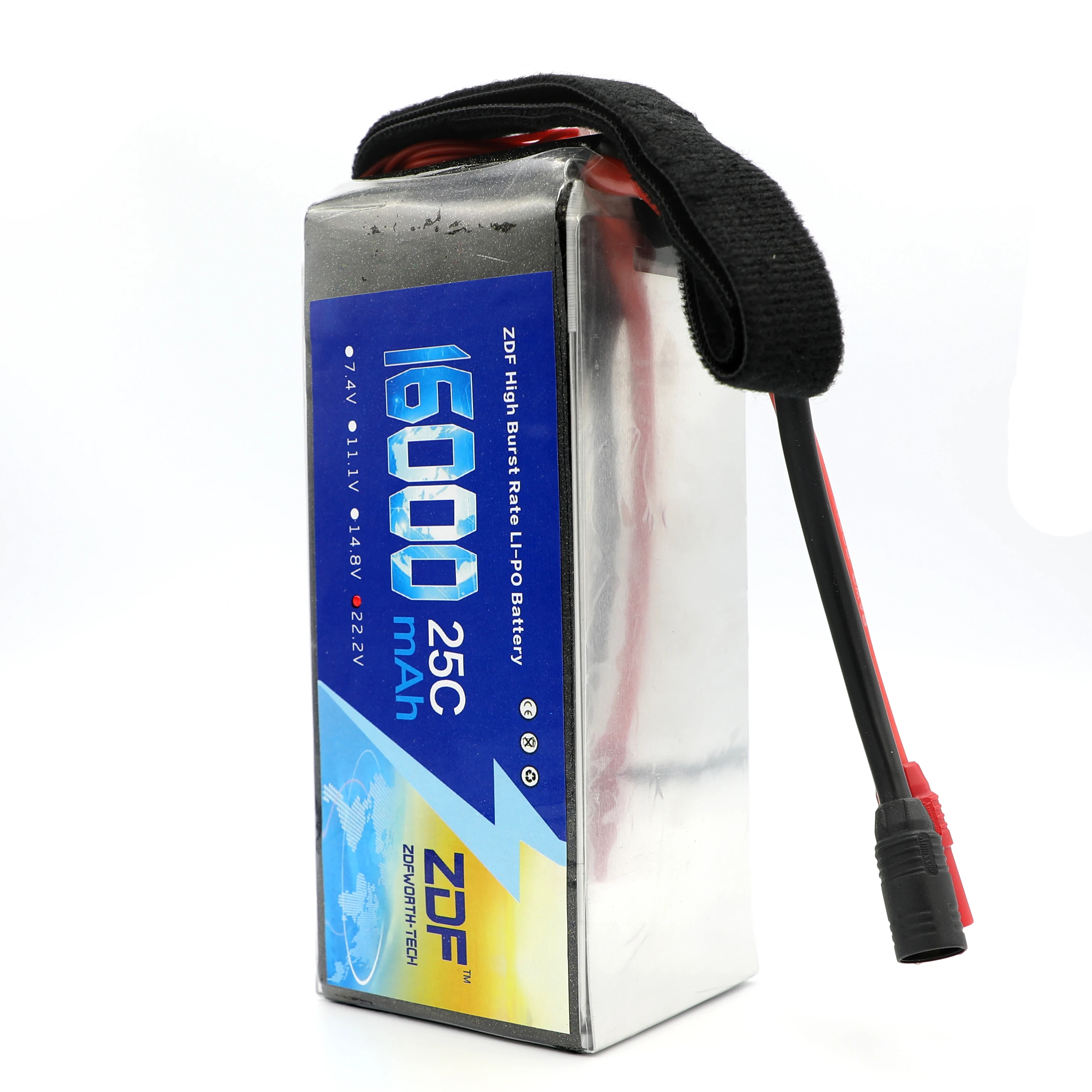 ZDF 10 шт. гарантия качества 6S 16000mah 22,2 V 25C Max 50C Lipo батарея для квадрокоптеров модель самолета машина для защиты растений