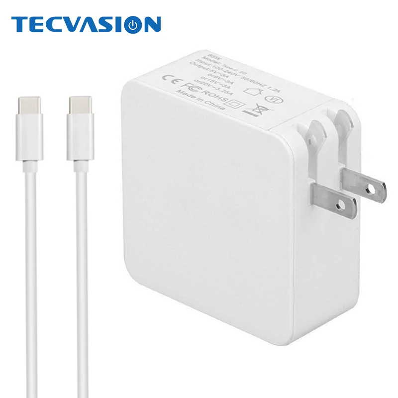 65 Вт 45 Тип USB C PD стены Зарядное устройство главного адаптера под названием 30 W для