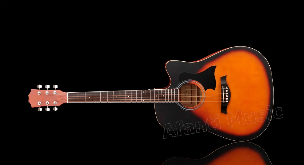 Акустическая гитара Afanti Music (ADK-150) 41 дюйм цвет Sunburst
