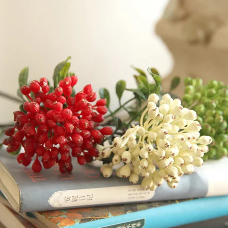 Свежий цветок Украшение Моделирование фруктовое виноградное растение