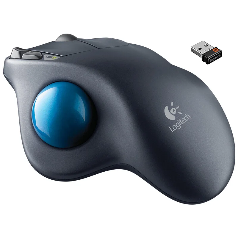 Беспроводная мышь Logitech M570 с оптическим трекболом 2 4 ГГц 1000DPI эргономичная для