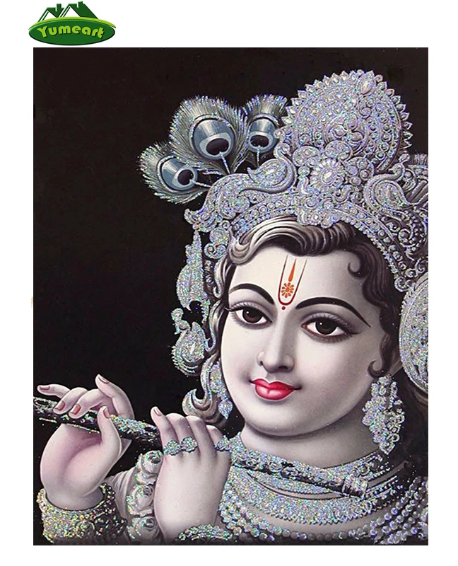 YUMEART новая полноразмерная вышивка алмазная сделай сам живопись индийские