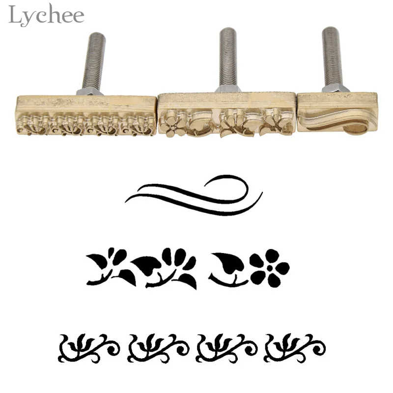 

Lychee Life 1 шт. волнистый цветочный узор резьба по кожевенному резьбе инструмент DIY Ручная работа шитье ремесло кожа рабочий инструмент