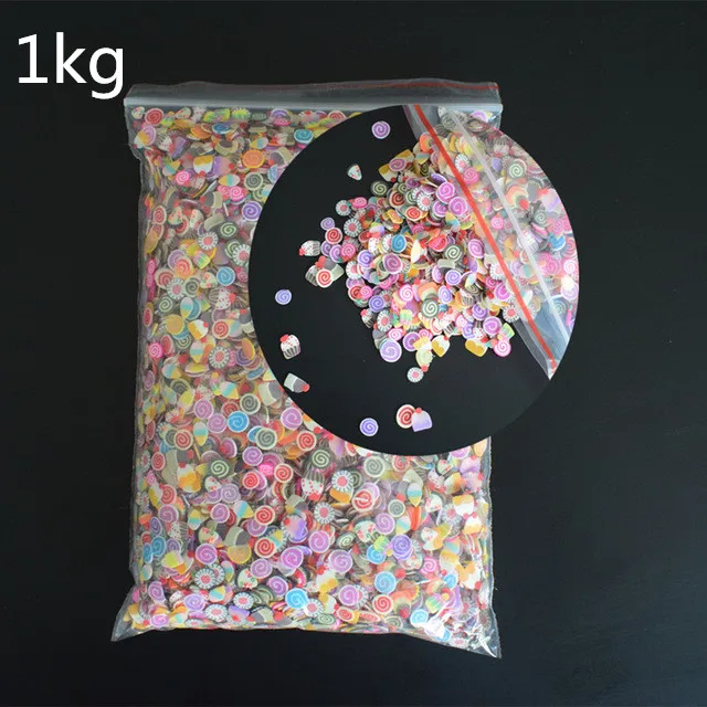Cake-1kg 1 кг 100000 ПК 3D Полимерная глина крошечный Fimo игровое тесто с изображением клубники фруктов ломтики Smile, Love Heart ногти "сделай сам", художественные украшения сделай сам принадлежности - Цвет: Cake-1kg