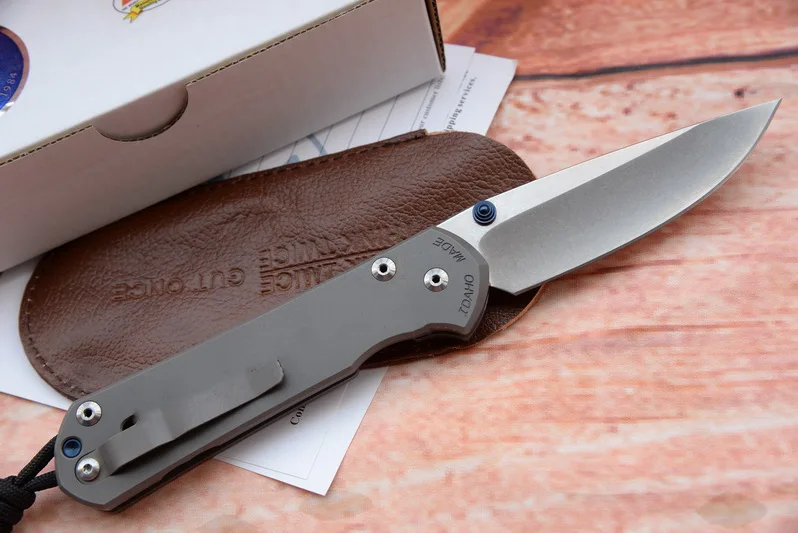 Большой складной титановый нож JUFULE Sebenza 21 S35vn TC4 универсальный для фруктов овощей