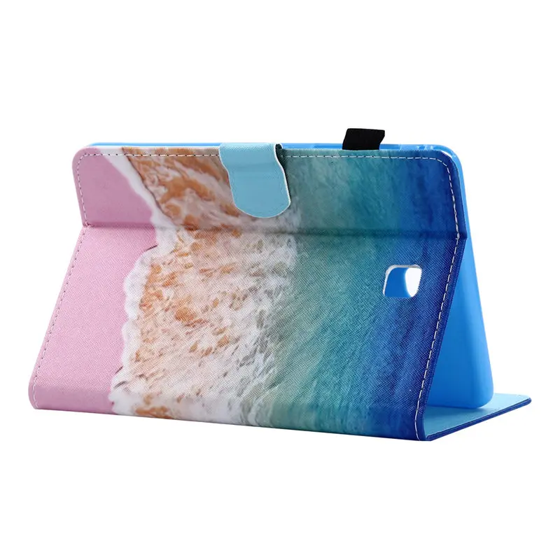 SM-T355 чехол для Samsung Galaxy Tab A 8,0 SM-T350 T355 P350 Smart Cover Funda модный мультяшный Кот планшет PU кожаный чехол-подставка