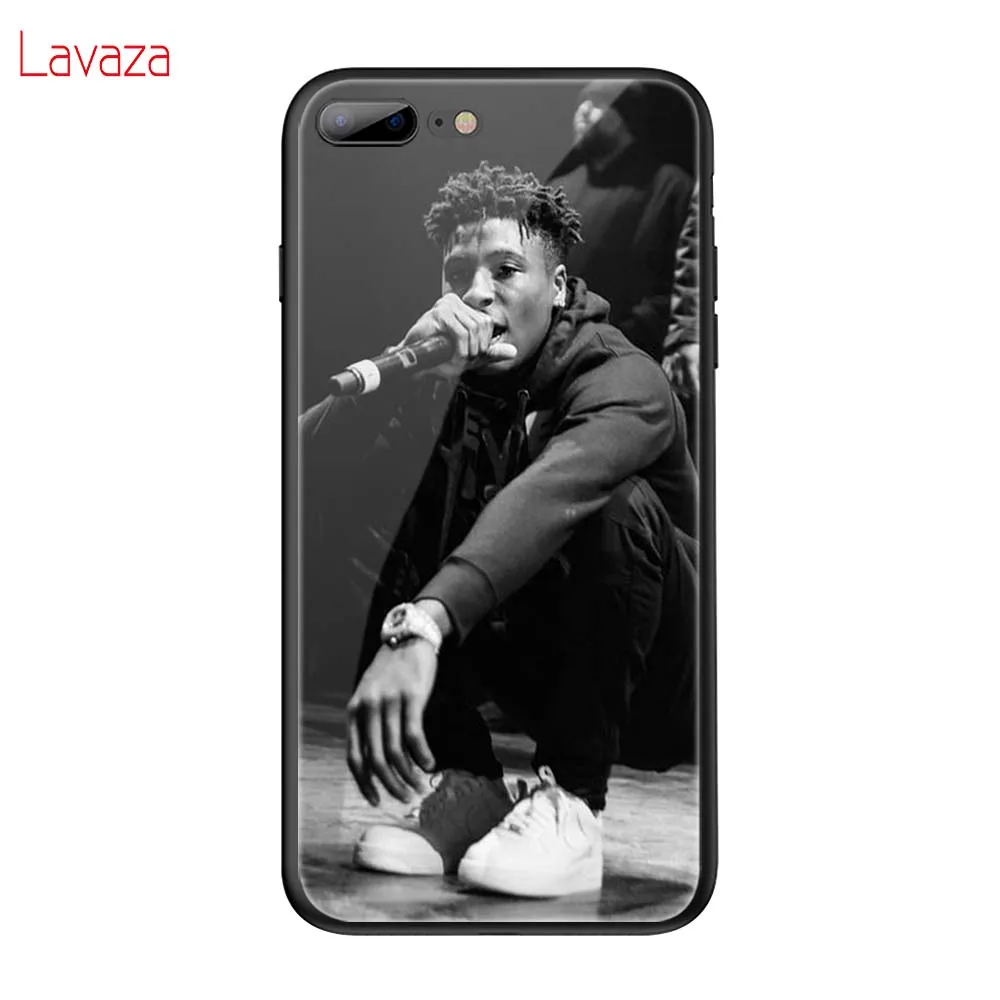 Lavaza Youngboy никогда не сломался снова закаленное стекло TPU чехол для iPhone 6 6S 7 8 Plus 5 5S SE XR X XS 11 Pro MAX чехол - Цвет: TG12
