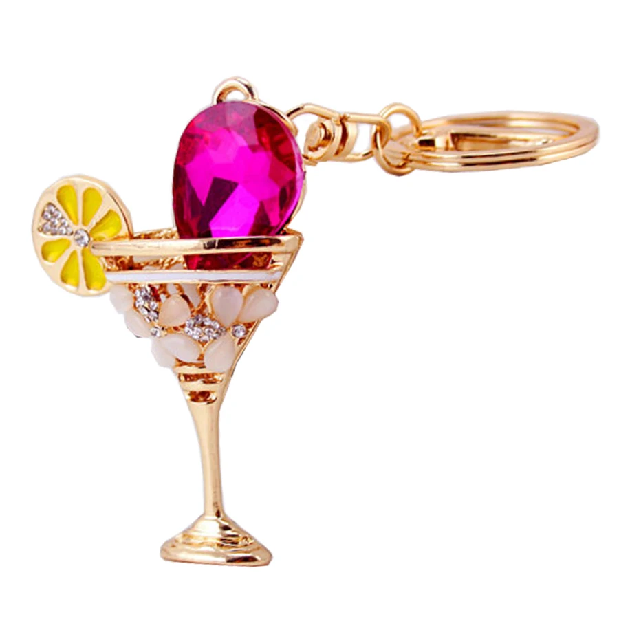 Модный женский брелок с кристаллами подвеска для подарка металлические