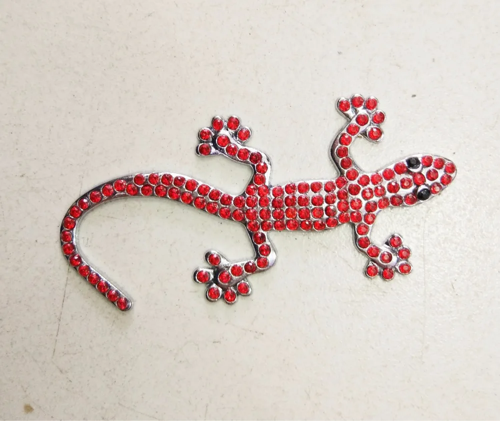 2 шт. значок с рисунком Gecko черный/серебристый/золотой/красный/зеленый/фиолетовый