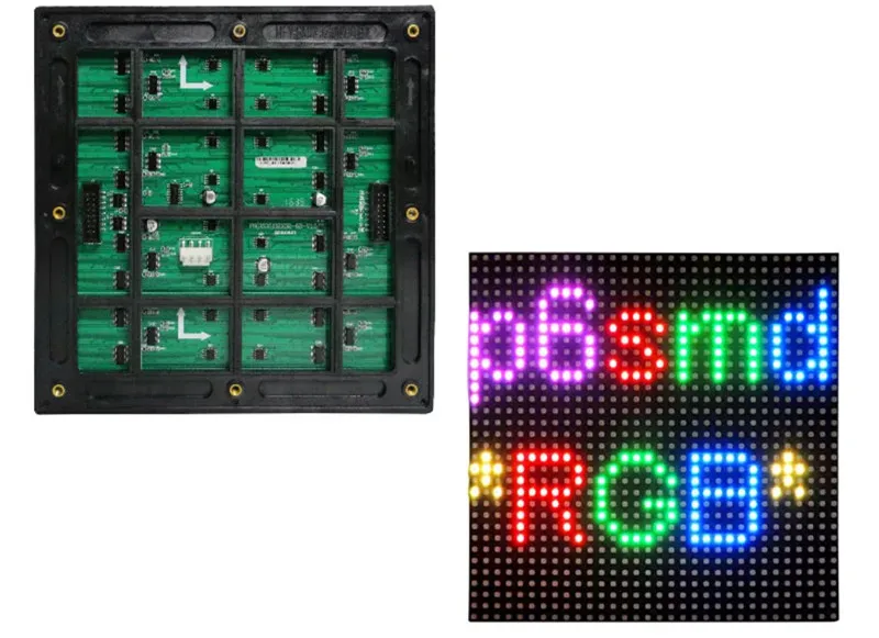 Открытый P6mm HD полноцветный 192x192 мм модуль 32x32dots, 1/8 сканирование рекламы электронный дисплей со светодиодной панелью модули открытый