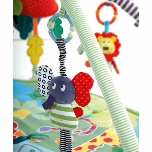 Милый музыкальный токарный станок в виде слона подвесные детские мягкие куклы