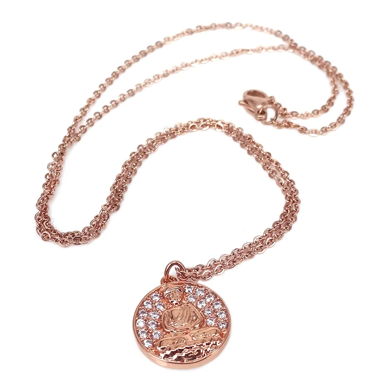 10 шт. чистое золото Цвет Микро Проложить cz религиозные талисманы Будда Богиня