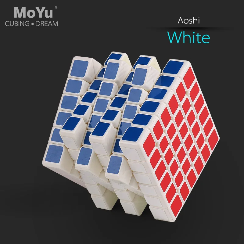 MoYu Aoshi GTS M 6x6x6 Магнитный GTSM магический скоростной куб головоломка профессиональная Магическая GTS 6 M 3x3 магнит Развивающие игрушки для детей - Цвет: Aoshi GTS white