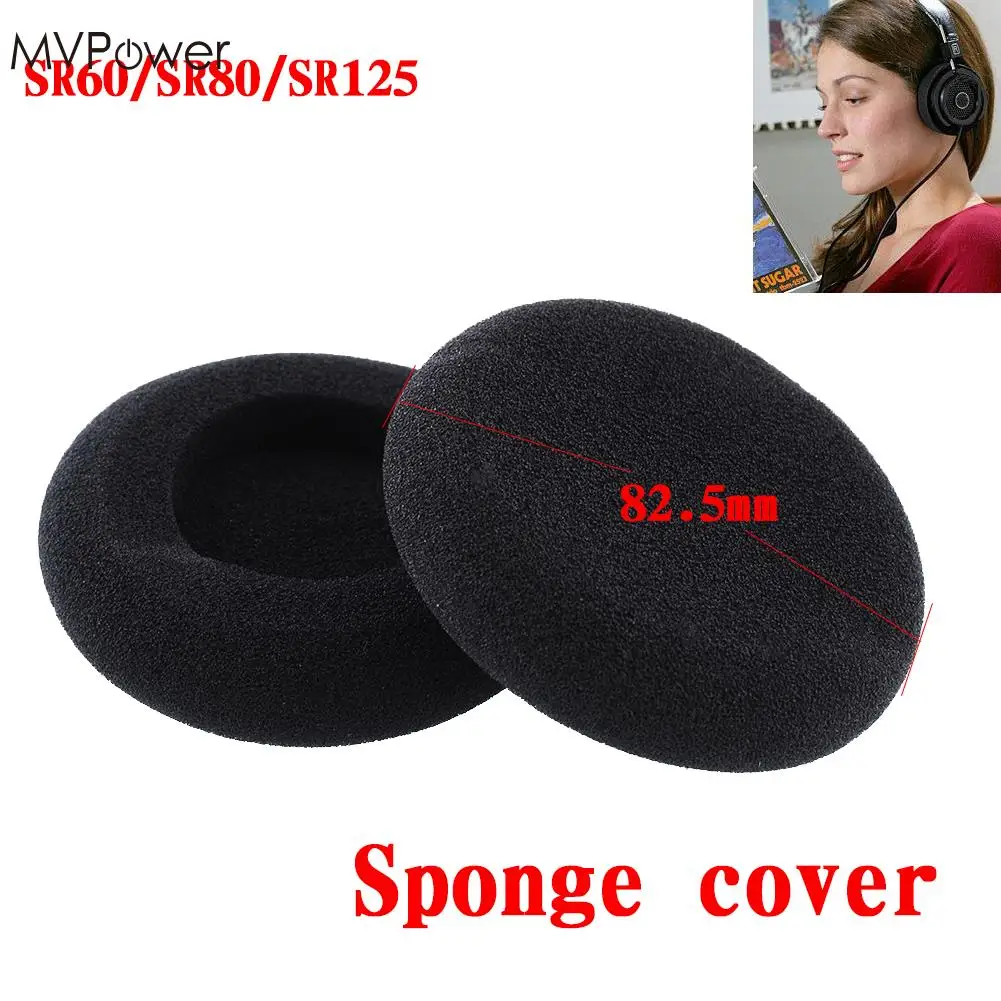 Черные мягкие амбушюры 1 пара накладки для наушников GRADO SR60 SR80 SR125 SR325 поролоновые