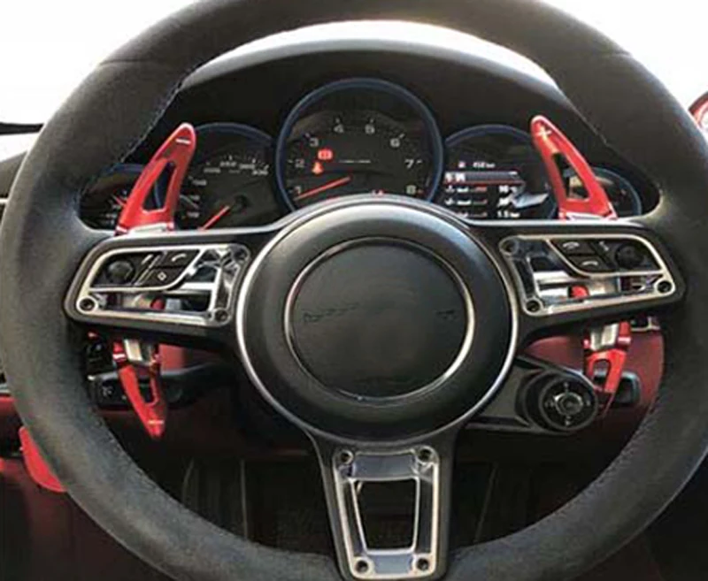 Автомобильные аксессуары для салона автомобиля рулевое переключение весло расширение подходит для Porsche Macan 14-18 Cayenne 15-19 Panamera 17-18 911 15-18
