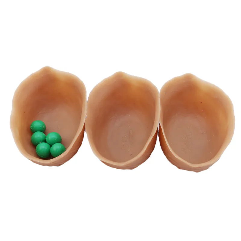 1 набор три оболочки игра волшебные трюки для волшебника крупным планом иллюзия