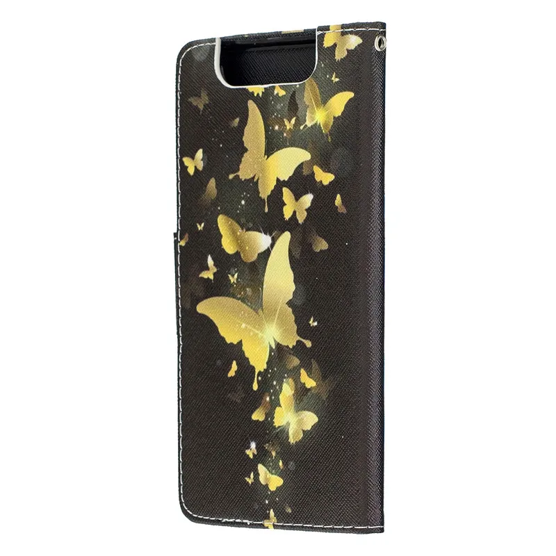 Для samsung Galaxy A80 кожаный чехол на СПС Fundas samsung A80 A805F A90 A 80 чехол Модный Единорог Флип Бумажник телефонные чехлы