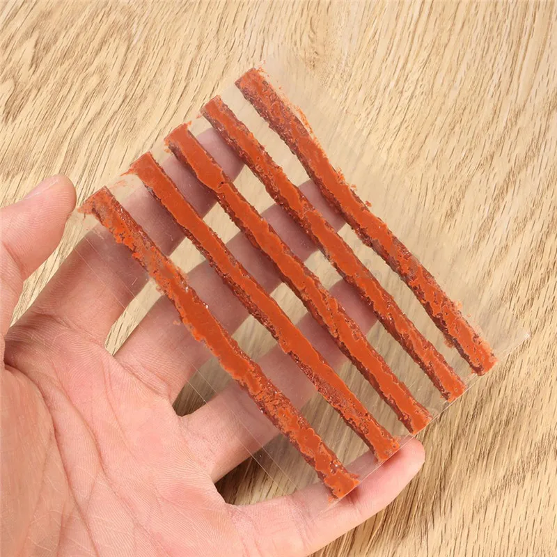 

5PCS 100*6mm Tubeless tire repair Scooter Bike Automobile Motorcycle Rubber Strips Tire Repair Sealer tire reparing Strip